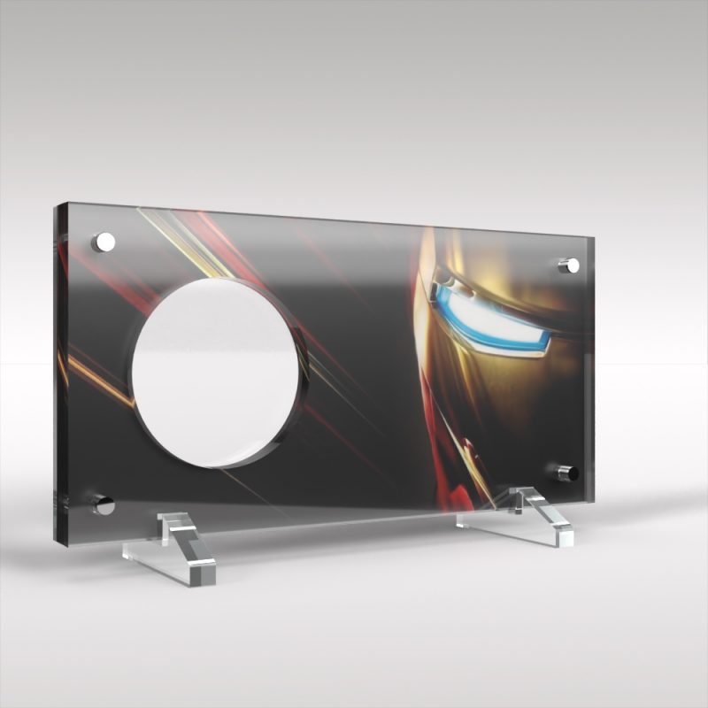 Iron Man Marvel 44mm Commemorative Acrylic Display - Image 3