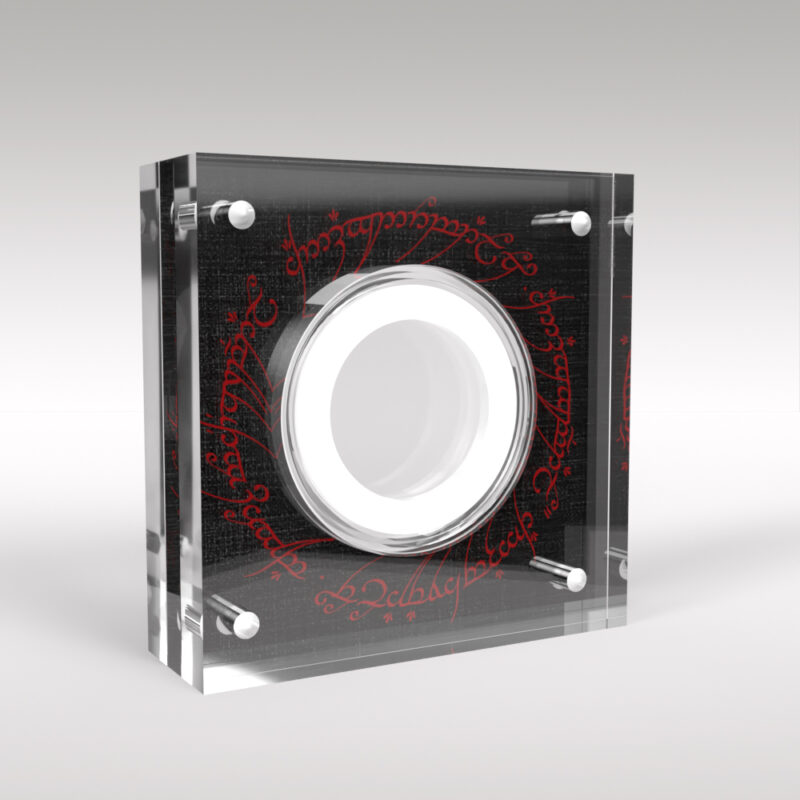 Lord of the Rings JRR Tolkien £2 Coin Acrylic Display Case Holder Book Style