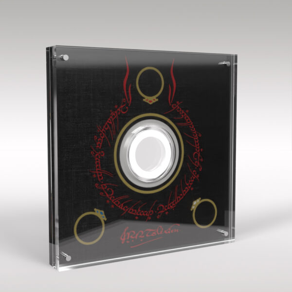 Lord of the Rings Book Style JRR Tolkien £2 Coin Acrylic Display Case Holder