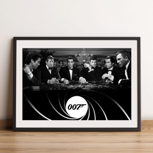 James Bond Casino Wall Art | Print Poster | Frame Option