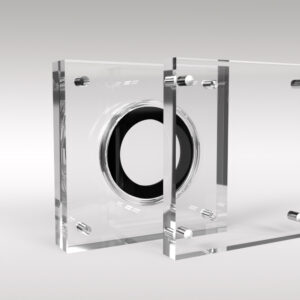 10p 24.5mm Royal Mint Coin Acrylic Coin Display Case Holder - Image 2