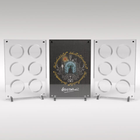 Lord of the Rings 12 Coin Acrylic Display Case Holder