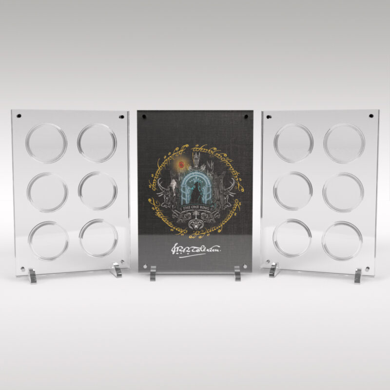 Lord of the Rings 12 Coin Acrylic Display Case Holder