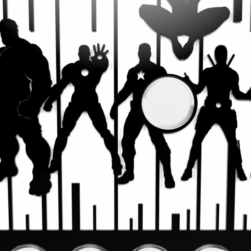 9 Coin Tuvalu Marvel Series 1oz Silver Coin Acrylic Display Holder - Image 8