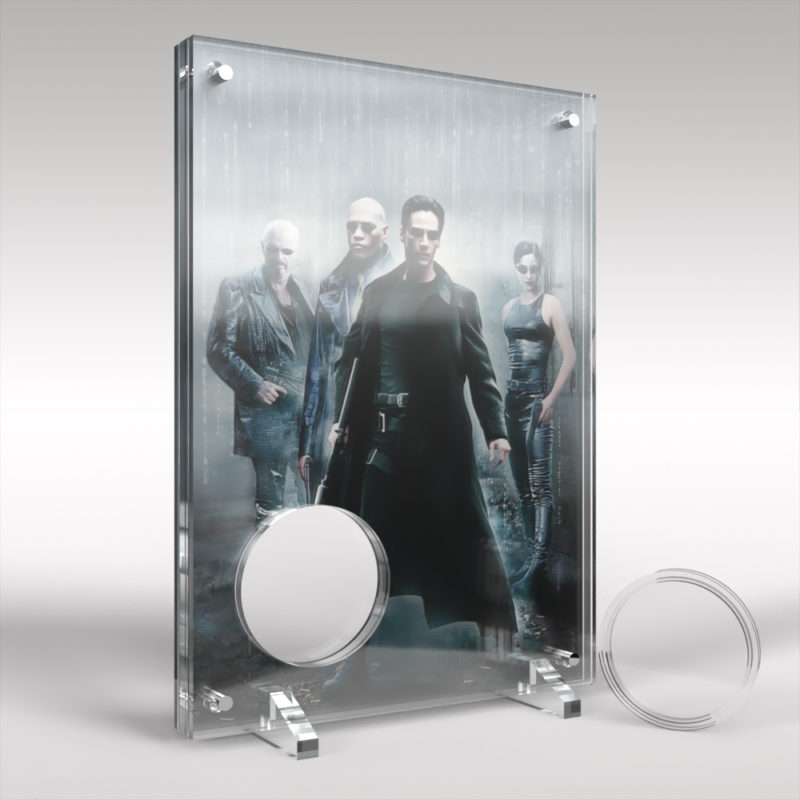 The Matrix 1oz Silver Coin Acrylic Acrylic Coin Display Case - Image 2