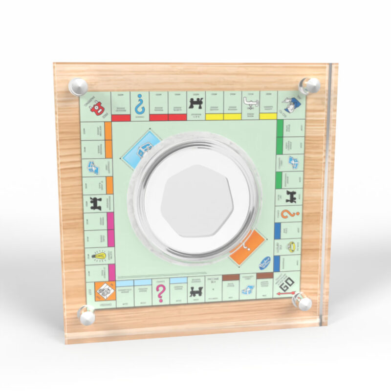 Ninety Years of MONOPOLY 50p Coin Display Acrylic Holder - Image 2