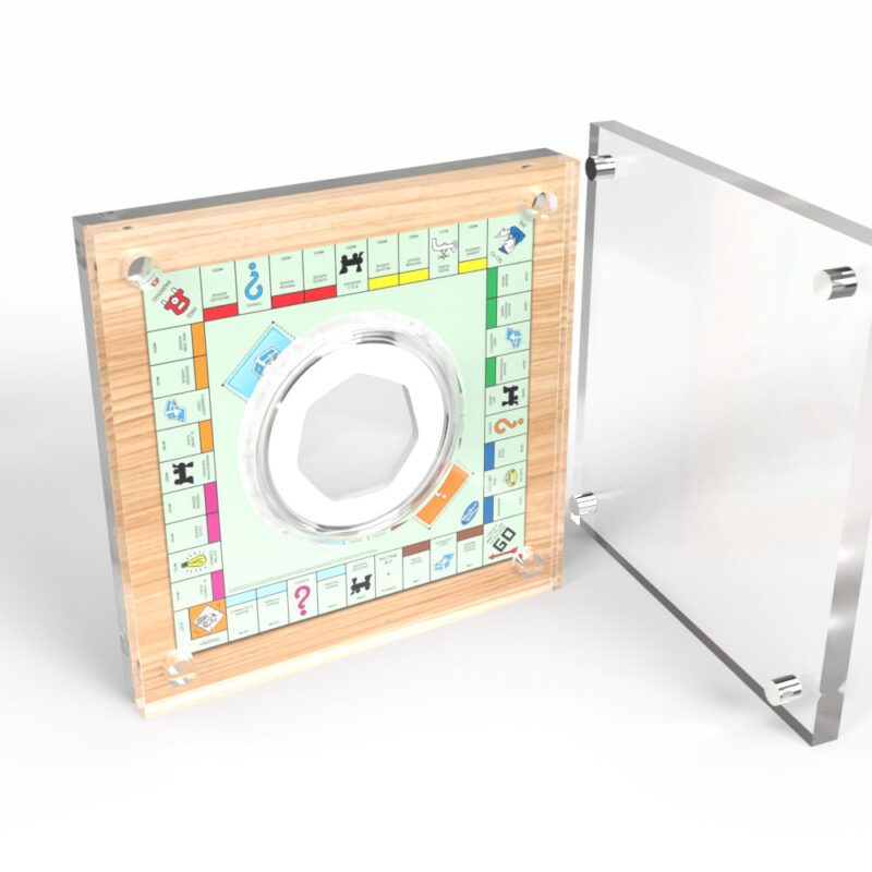 Ninety Years of MONOPOLY 50p Coin Display Acrylic Holder - Image 5