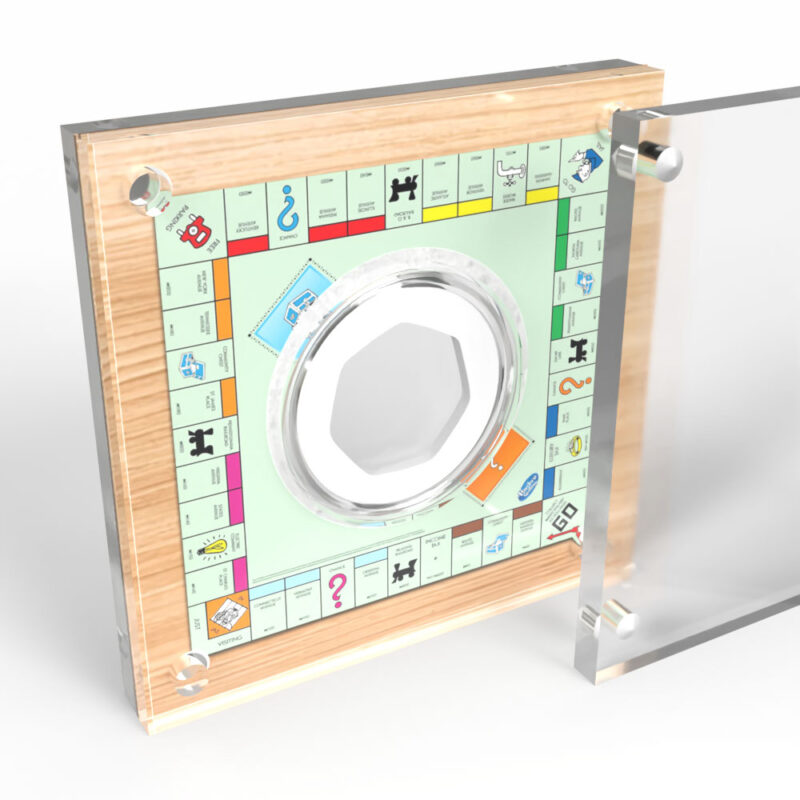 Ninety Years of MONOPOLY 50p Coin Display Acrylic Holder - Image 4