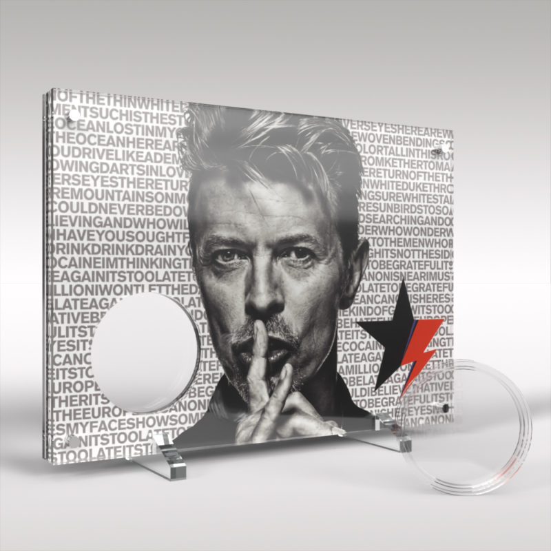 2020 Royal Mint David Bowie Acrylic Acrylic Display Stand - Image 2