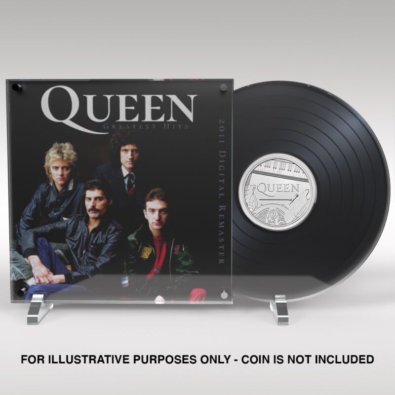 Queen Music Legends Acrylic Coin Display - Image 3