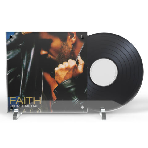 George Michael Music Legends Acrylic Coin Display