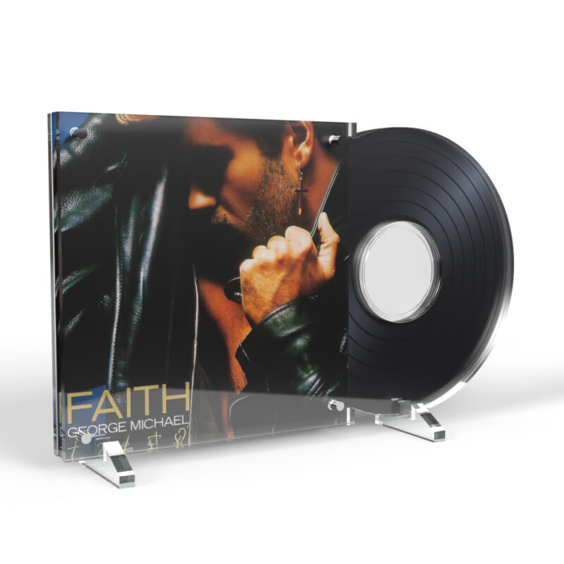 George Michael Music Legends Acrylic Coin Display - Image 2