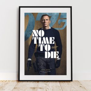 Daniel Craig No Time To Die James Bond Wall Art Print Poster A4