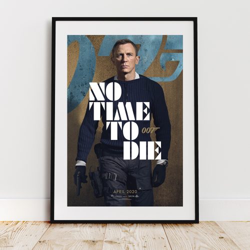 Daniel Craig No Time To Die James Bond Wall Art Print Poster A4
