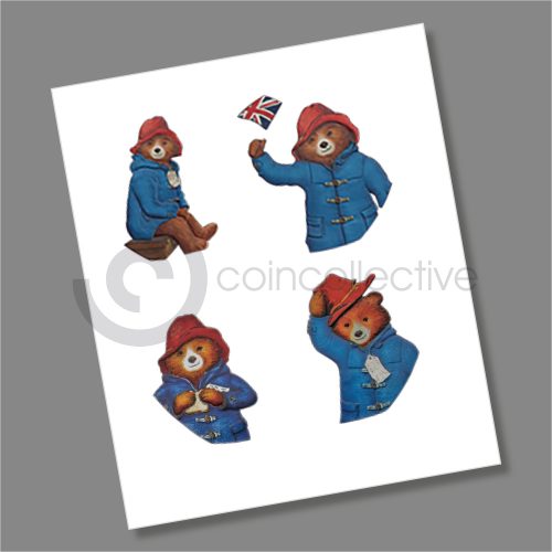 Bear 50p Decal Stickers