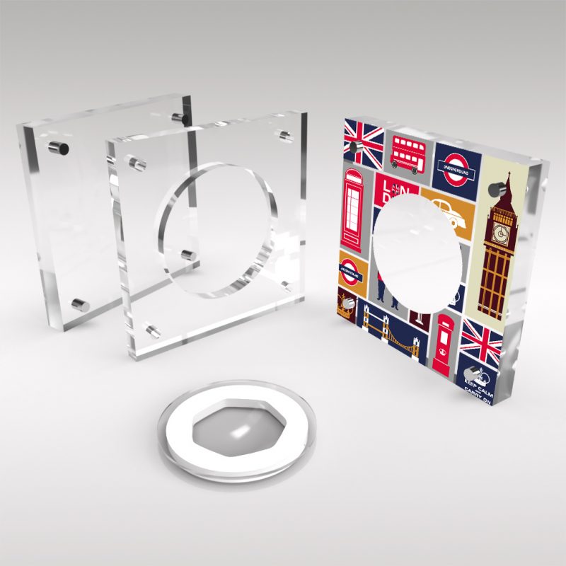 Paddington Bear 50p Coin Acrylic Coin Display - Image 2