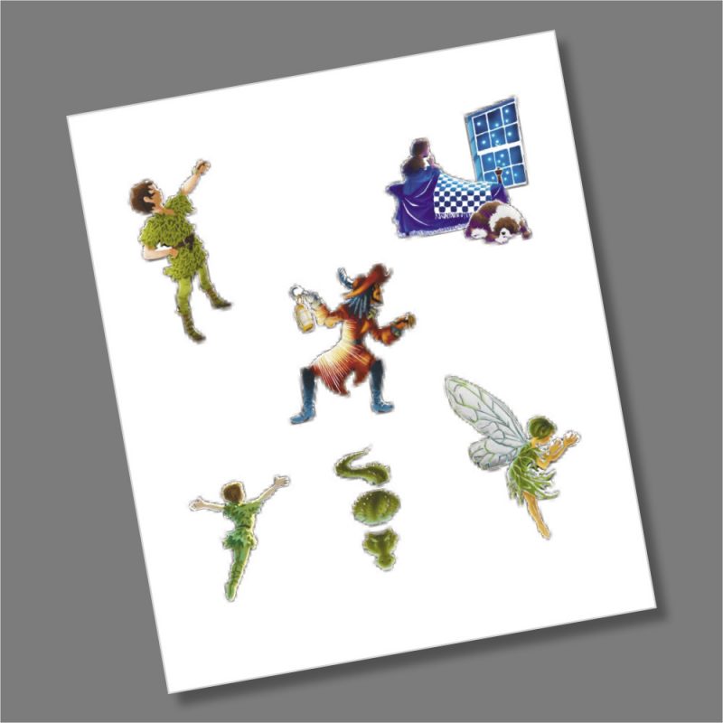 Peter Pan 50p 2019 Coin Decals - Full Collection