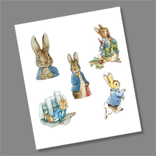 Peter Rabbit Beatrix Potter Collection 2016-2020 Coin Decal Stickers