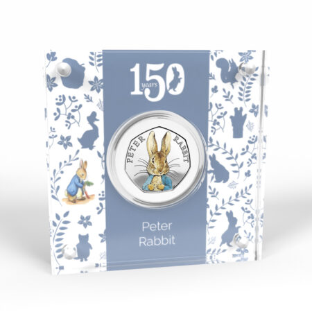 Peter Rabbit 2016 50p Coin with Acrylic Display Holder