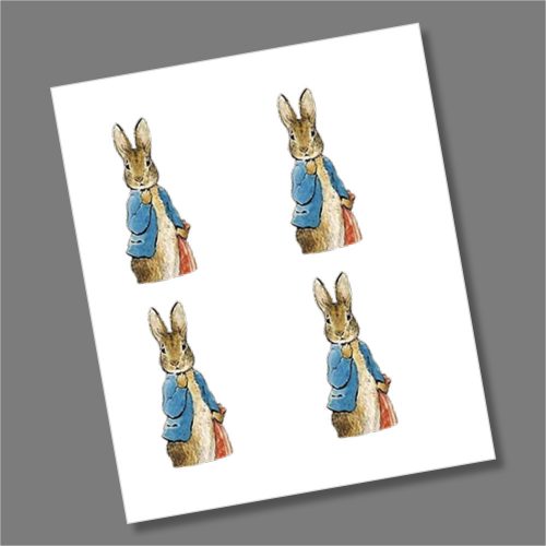 Peter Rabbit Beatrix Potter Decals Stickers 2019 x 4