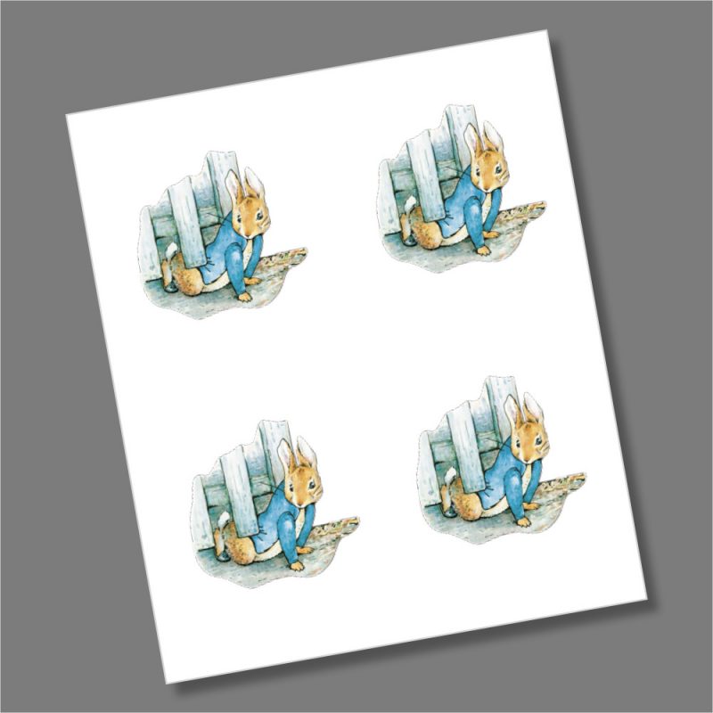 Peter Rabbit Beatrix Potter Decals Stickers 2020 x 4