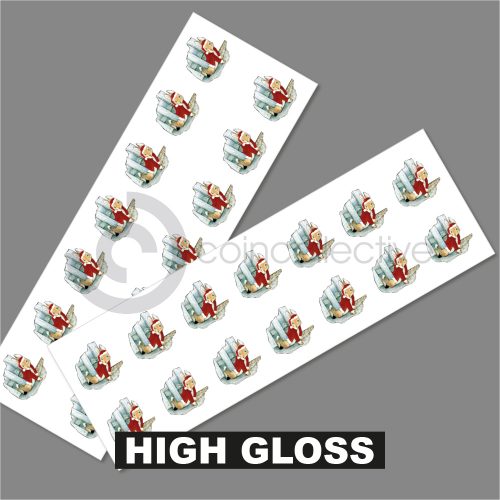 Peter Rabbit 2020 Christmas Decal Stickers, 50p Bumper Pack
