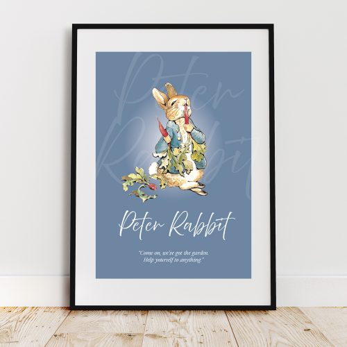 Peter Rabbit Wall Art Print Poster for A4 Frame
