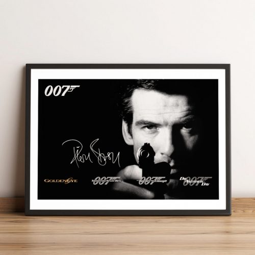 Pierce Brosnan James Bond Wall Art | Print Poster | Frame Option