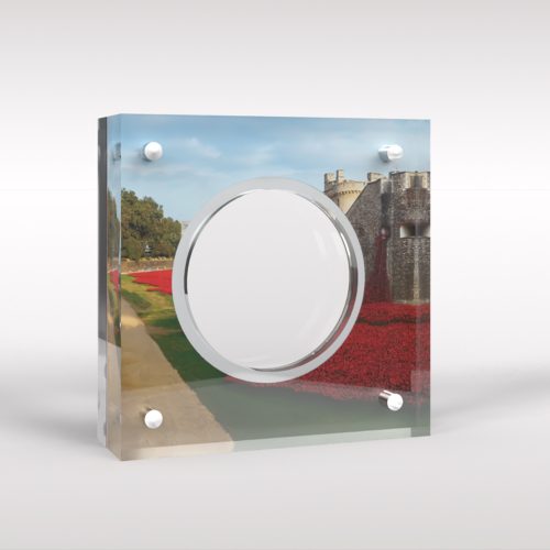 2020 Five Pound Poppy Coin Acrylic Display Case