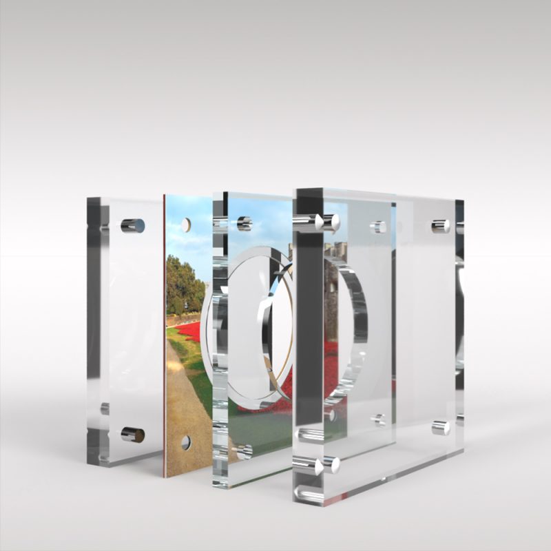 2020 Five Pound Poppy Coin Acrylic Display Case - Image 2