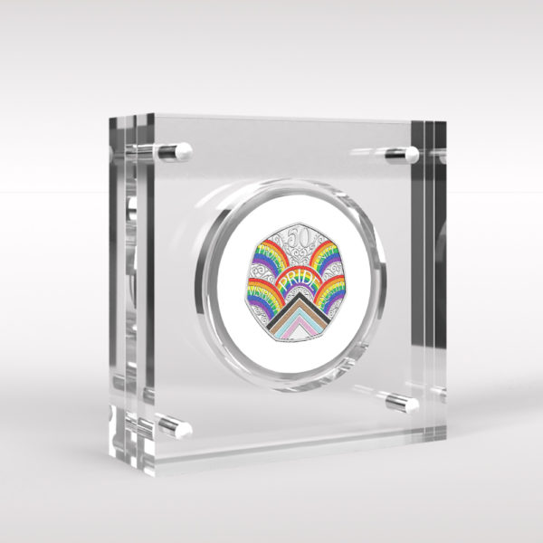Pride Royal Mint 2022 50p Coin Brilliant Uncirculated Display