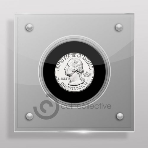 US Quarter Dollar Acrylic Coin Display Case