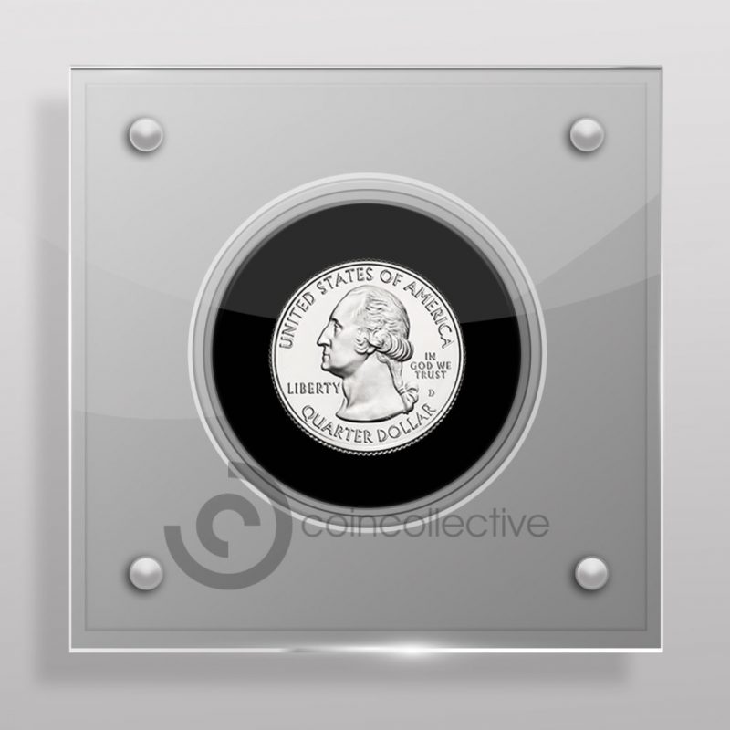US Quarter Dollar Acrylic Coin Display Case