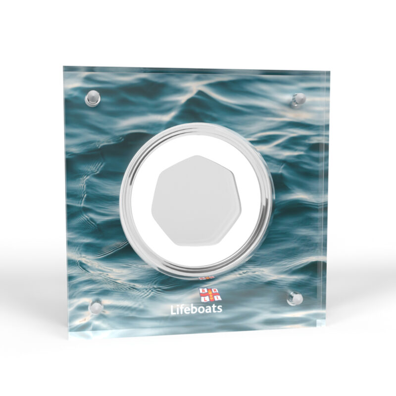 200 Years RNLI 50p Coin Acrylic Capsule Display Case - Image 3