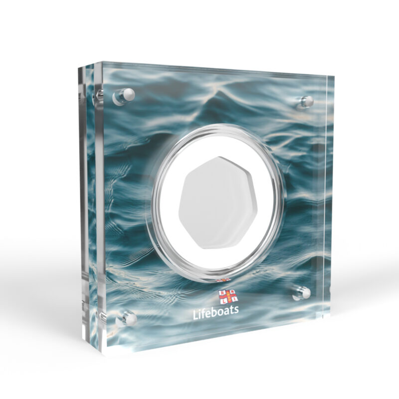 200 Years RNLI 50p Coin Acrylic Capsule Display Case