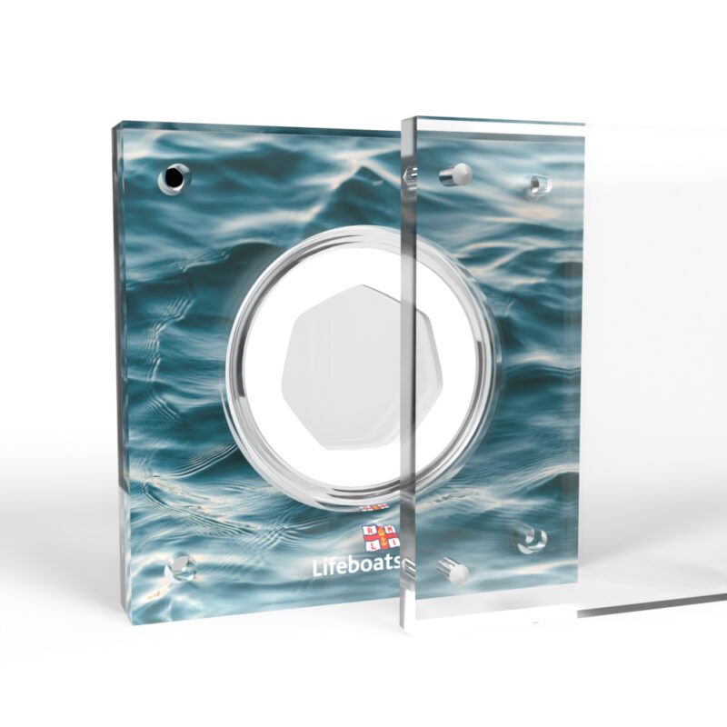200 Years RNLI 50p Coin Acrylic Capsule Display Case - Image 4