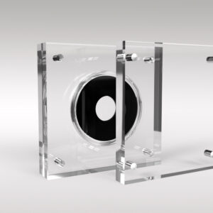 Quarter Sovereign Coin Acrylic Coin Display Case Holder - Image 2