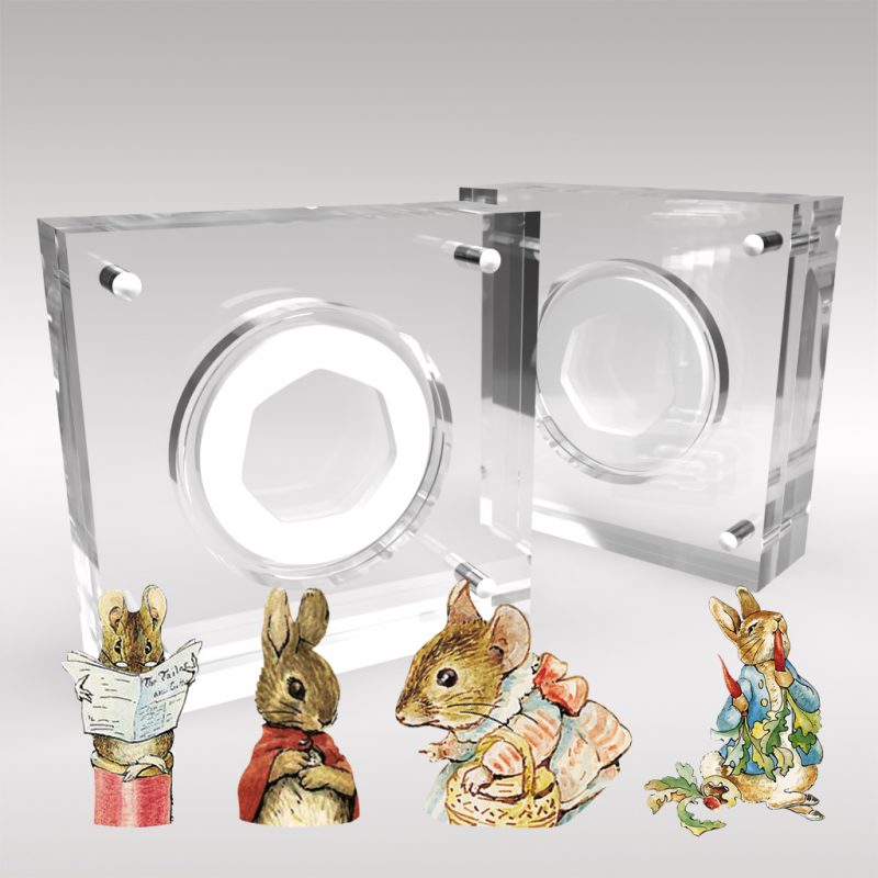 Beatrix Potter Collection Peter Rabbit 2018 50p Silver Proof Kit