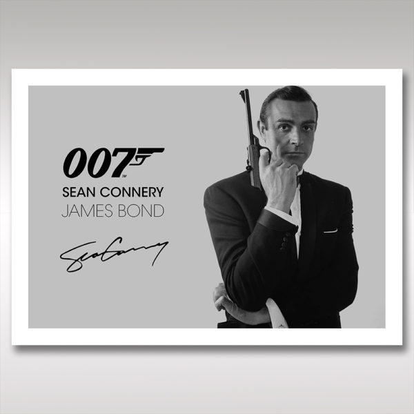 Sean Connery James Bond Wall Art Print Poster Unframed