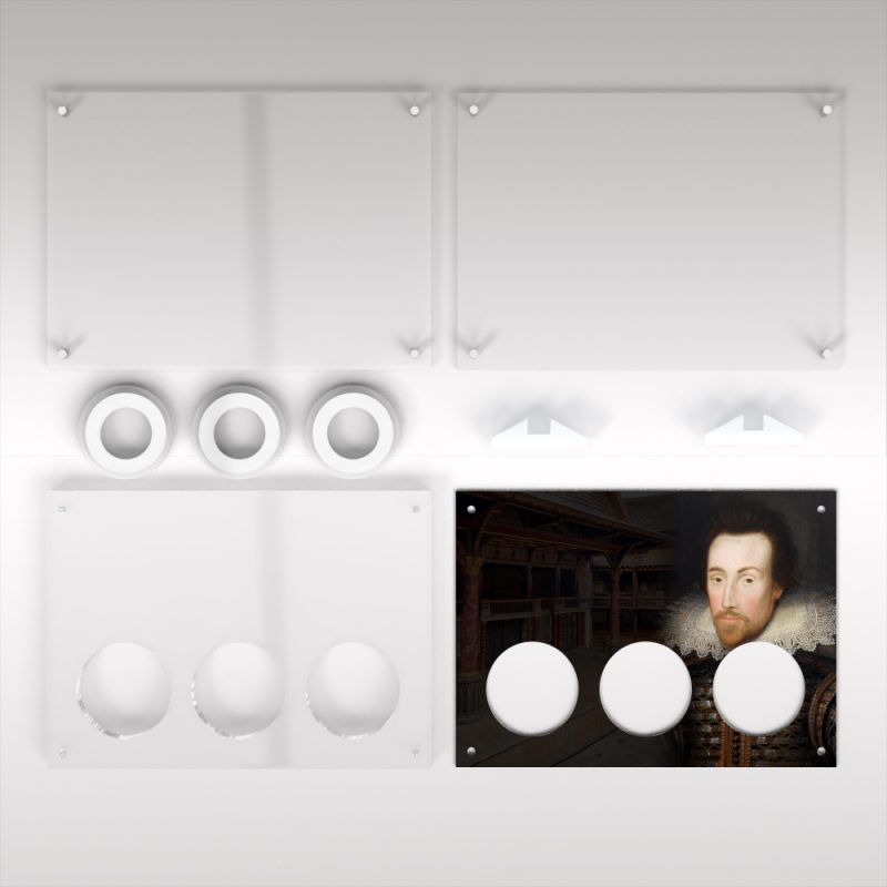 3 Coin William Shakespeare Two Pound Display - Image 3