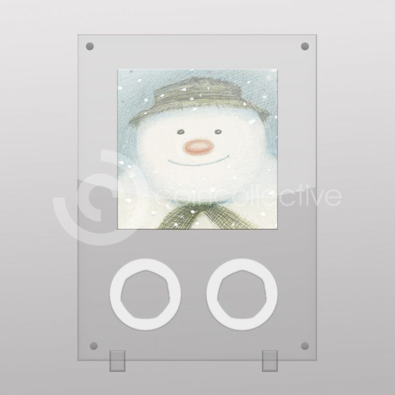 The Snowman Acrylic Coin Display