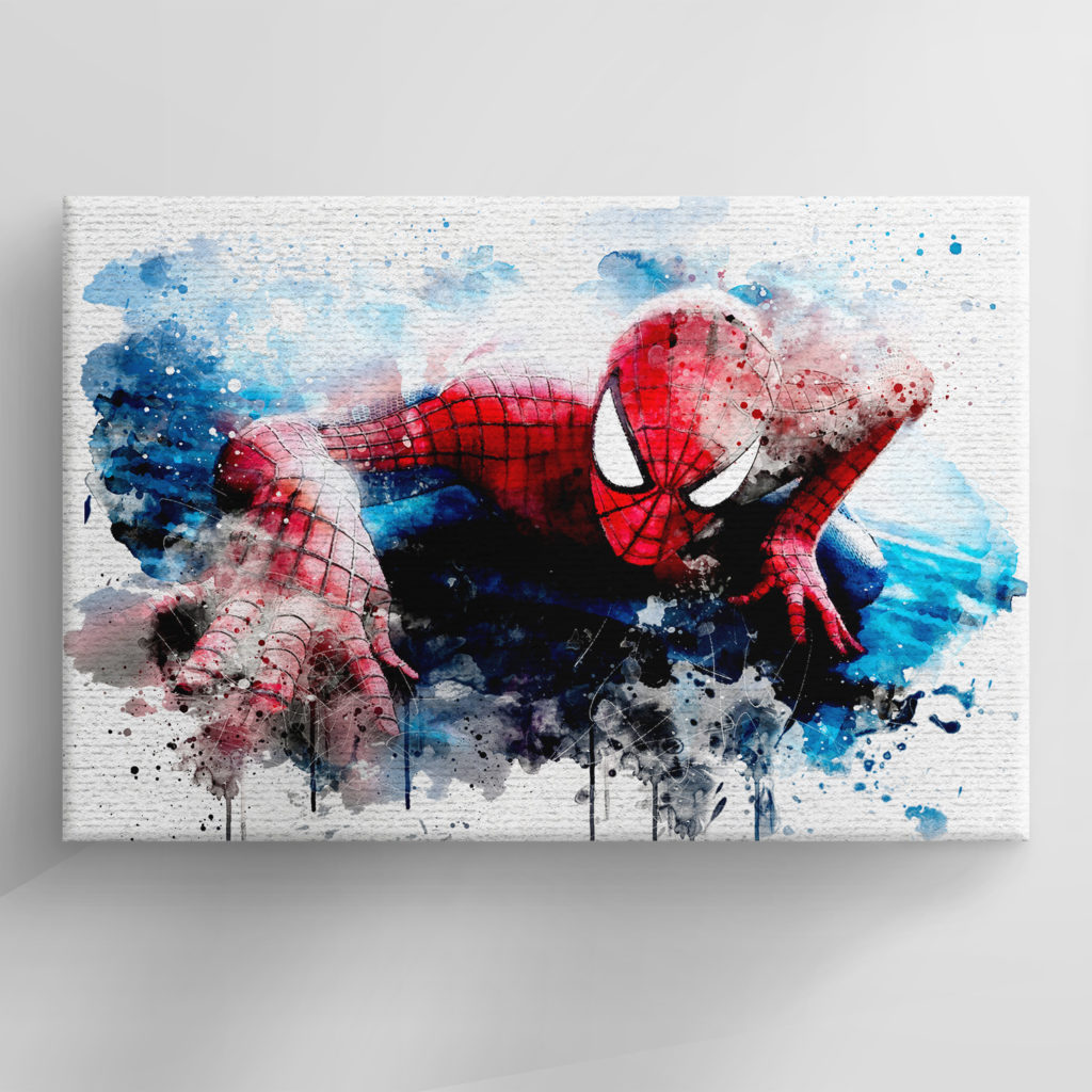 Spiderman Wall Art Print Canvas