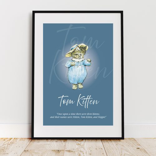 Tom Kitten Wall Art Print Poster for A4 Frame