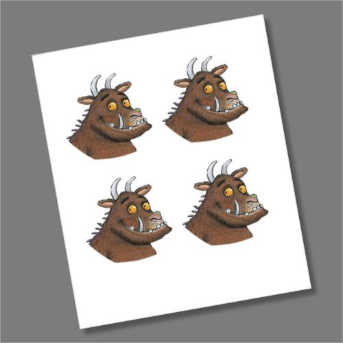 4 x The Gruffalo 50p Coin Decal/Sticker