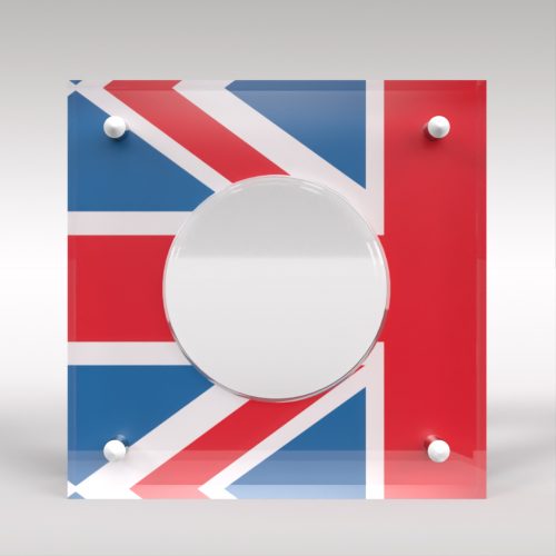 The Who 2021 Acrylic Coin Display for Five Pound Music Legends Coin