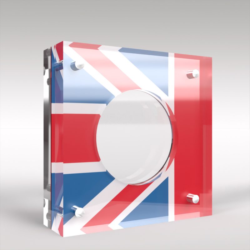 The Who 2021 Acrylic Coin Display for Five Pound Music Legends Coin - Image 3