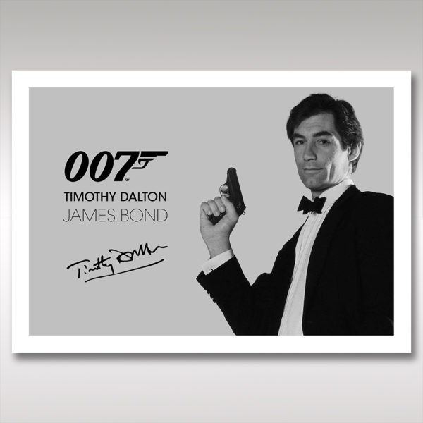 Timothy Dalton James Bond Wall Art Print Poster Unframed