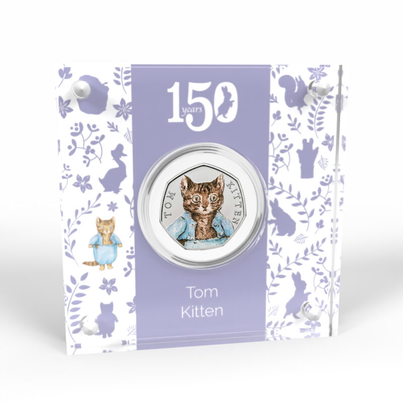 Tom Kitten 2017 50p Coin with Acrylic Display Holder