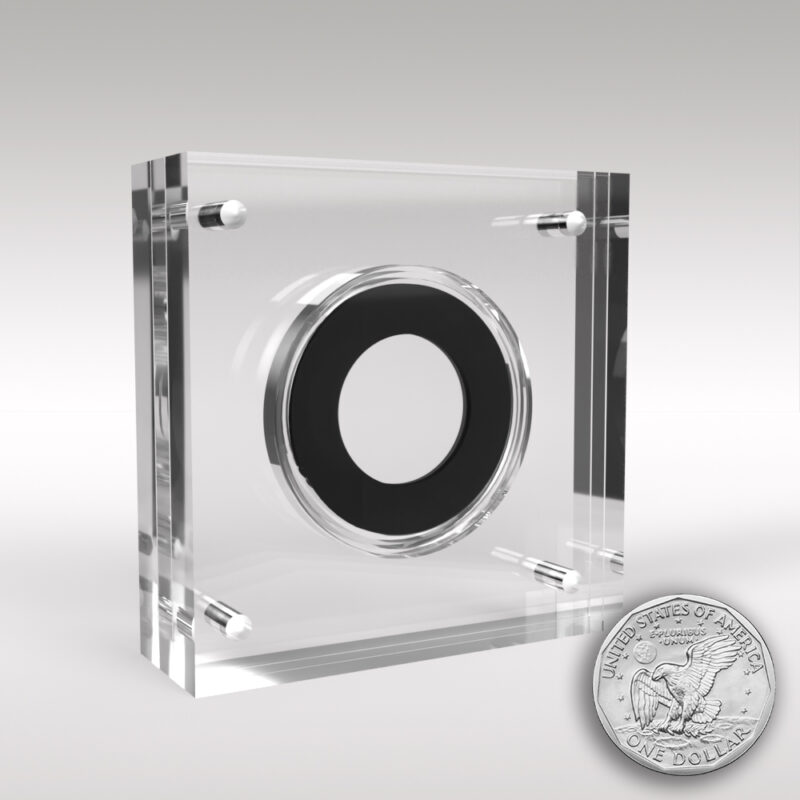 US Dollar Acrylic Coin Display Case Holder