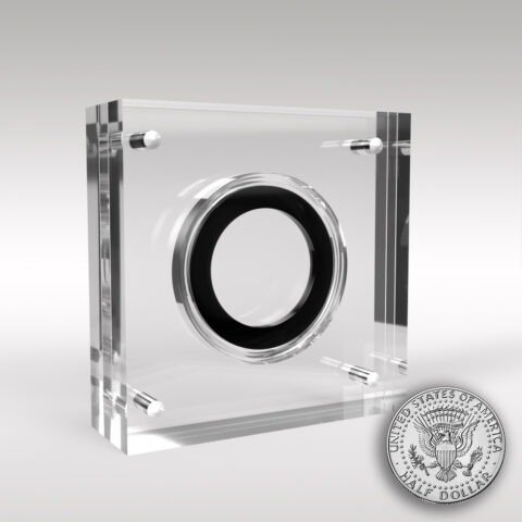 US Half Dollar Acrylic Coin Display Case Holder